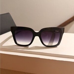 Quay Australia Black Frame with Gradient Lenses Sunglasses